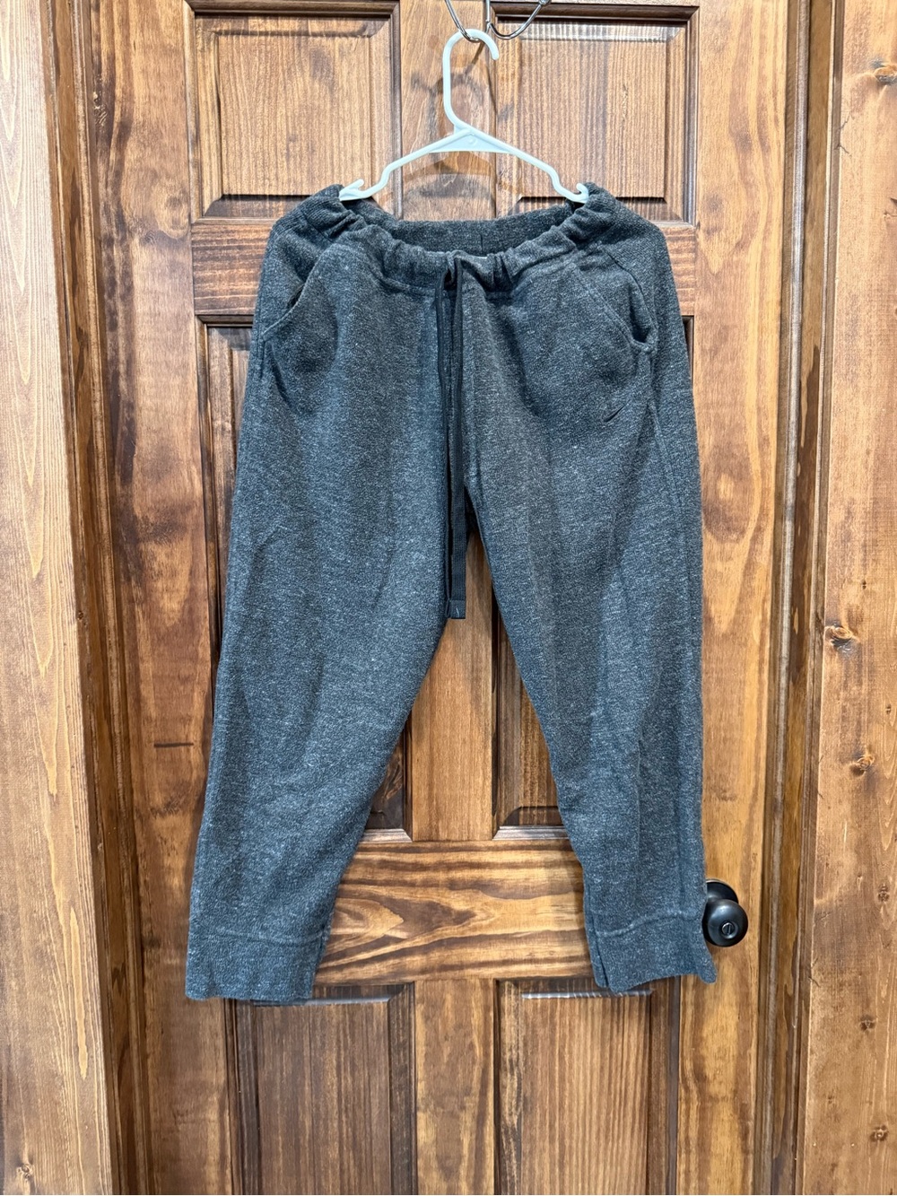 Women’s Charcoal Gray Cozy cropped Jogger Pants Nike